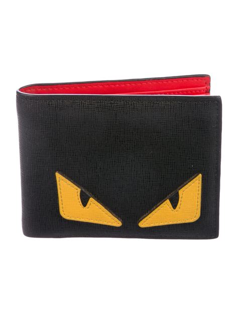 fendi wallet on chain monster|fendi leather printed bifold wallet.